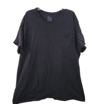 3XL Hanes Plain Navy Comfort Soft Short Sleeve Mens Tshirt Top Tee Shirt Black - £3.15 GBP