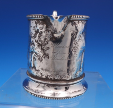 Architectural Repousse by Bailey and Co Sterling Silver Creamer Beaded (... - $385.11