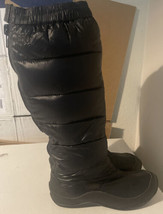 The North Face Womens Zipper  Tall Snow Rain Boots Black Size 5 - $79.19