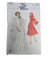 Uncut 12/34 VINTAGE 1960s SEWING PATTERN Vogue 9347 Evening Dress & Stole - $24.99