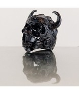 Warrior Skull Horned Helmet Armor Ring Sizes 7 9 10 11 &amp; 14 Fashion Jewelry - €10,48 EUR