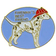 FireFighter Fireman&#39;s Best Friend Dalmation Dog Pin 1&quot; - £7.28 GBP