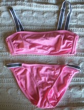 Xhilaration Juniors 2 Piece Swimsuit Pink ~M~ 238031113 - £9.58 GBP