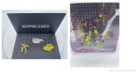 Megatron &amp; Bumblebee Transformers Autobots &amp; Decepticons Loot Crate Loot Pin Lot - £13.51 GBP