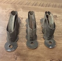 Vintage Lot of 3 Cast Iron Window Sash Weight Pulleys Roller - £12.74 GBP
