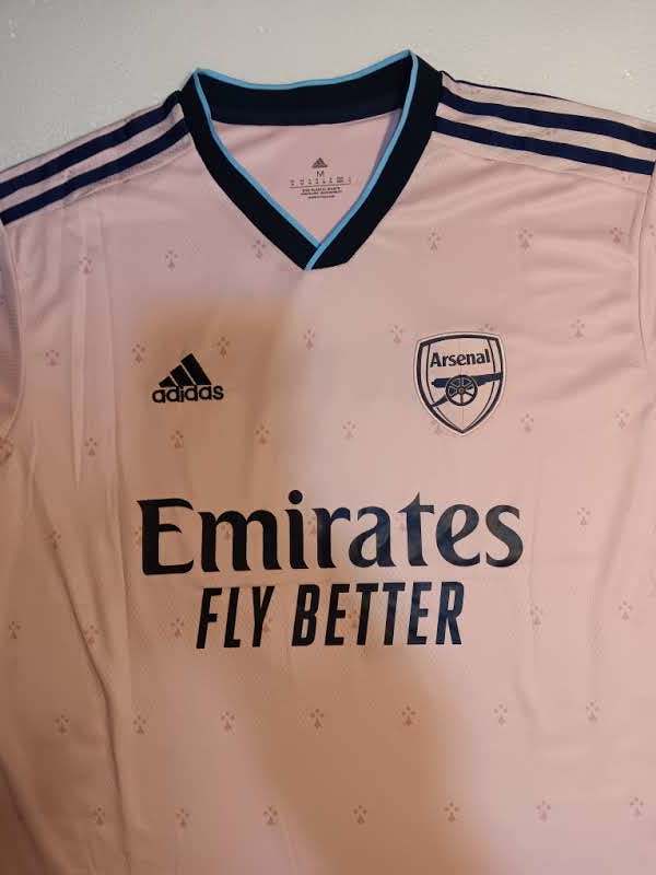 Gabriel Martinelli #11 Arsenal FC EPL Stadium Pink Third Soccer Jersey 2022-2023 Item image 4