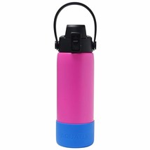 Aquatix Double Wall Insulated 21 Ounce Pink Bottle with Silicon Shock Sc... - $27.67