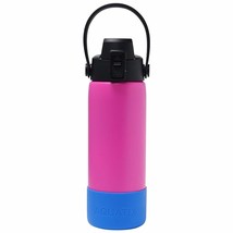 Aquatix Double Wall Insulated 21 Ounce Pink Bottle with Silicon Shock Sc... - £21.79 GBP