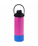 Aquatix Double Wall Insulated 21 Ounce Pink Bottle with Silicon Shock Sc... - £21.76 GBP