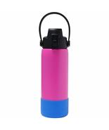 Aquatix Double Wall Insulated 21 Ounce Pink Bottle with Silicon Shock Sc... - $27.67