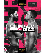 UFC 279 Poster Khamzat Chimaev VS Nate Diaz MMA Fight Card Event Art Pri... - £9.57 GBP+