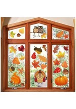 185PCS Thanksgiving Fall Autumn Maple Window Stickers (a) A15 - $69.29