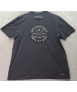 Life is Good Shirt Unisex Large Gray Golf Cotton Short Sleeve Logo Crew ... - $21.58 CAD