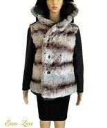 $14,000 CUSTOM MADE MONACO GENUINE ERMINE FUR APRÈS-SKI JACKET COAT FR 38 M - $2,800.00