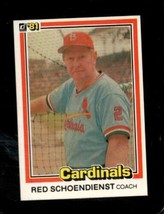 1981 Donruss #431 Red Schoendienst Nmmt Cardinals Mg Hof *X81262 - £1.50 GBP