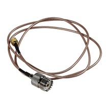 Universal Radio Antenna Adapter Cable SMA Male to UHF SO-239 Female Cabl... - £18.75 GBP