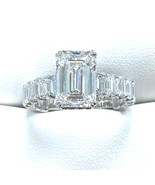 Verlobungsring Igi 3.05 Karat E-VVS2 Smaragdschliff Kunstdiamanten Grown... - $91,720.80 MXN