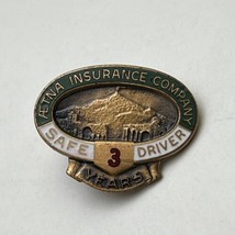 Aetna Insurance Safe Driver Corporation Company Advertisement Lapel Hat Pin - $5.95