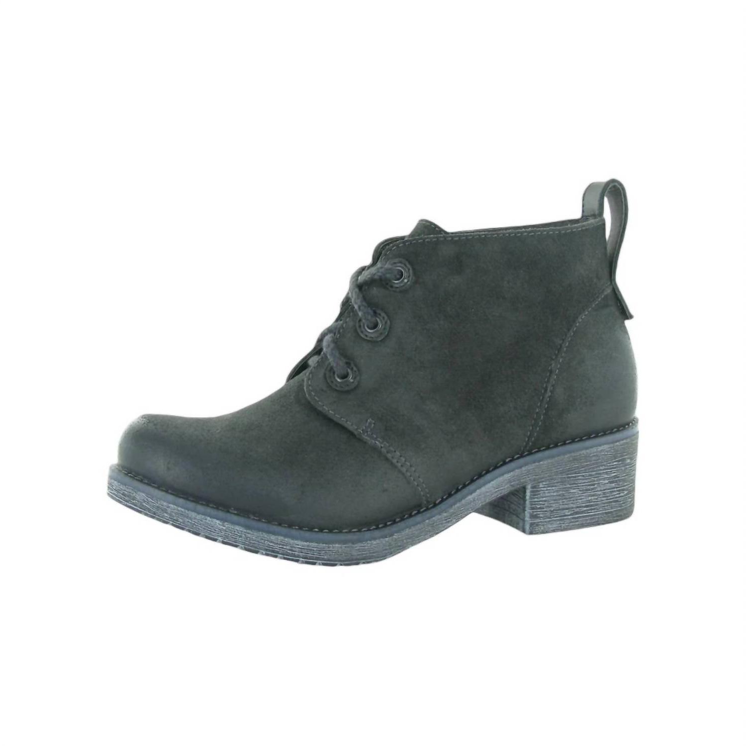 Naot women&#39;s love fashion boots NIA Oily Midnight/Black Raven - $119.00