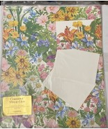 2pc Vtg Floral Gift Wrap Flat Wrapping Paper Cards Flowers Daisy Pierre ... - $21.93 CAD