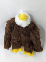 Nanco Bald Eagle Plush 8 Inch Brown Stuffed Animal Toy - $8.95