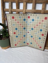 Scrabble 1953 Board ONLY REPLACEMENT OR WALL ART, Crafting Selchow &amp; Rig... - $11.30