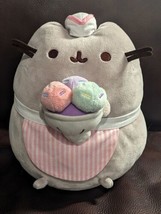 Pusheen ice cream sundae vendor cat server waitress apron plush Gund Claires - $30.00