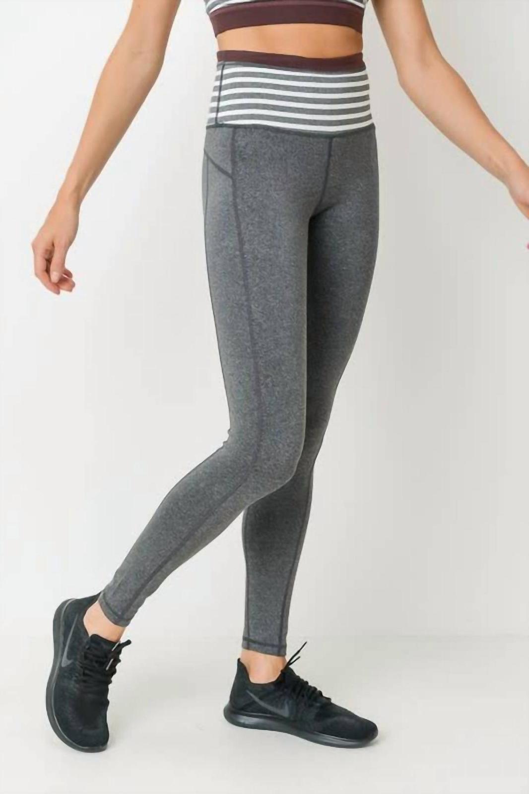 Mono B Highwaist Stripes Full Legging Size S - $33.66