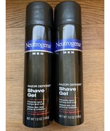 Neutrogena Men Razor Defense Shave Gel Sensitive Skin 7oz HTF Lot Of 2 NEW - $79.19