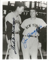 Ted Williams &amp; Joe DiMaggio Signed Autographed Glossy 8x10 Photo - COA Matching  - £316.30 GBP