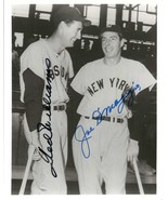 Ted Williams &amp; Joe DiMaggio Signed Autographed Glossy 8x10 Photo - COA M... - £314.61 GBP