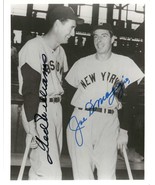 Ted Williams &amp; Joe DiMaggio Signed Autographed Glossy 8x10 Photo - COA M... - $382.91 CAD