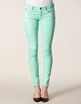 Maison Scotch Amsterdam J EAN S Low Rise Slim Skinny La Parisienne Mint Green 26 - £50.59 GBP