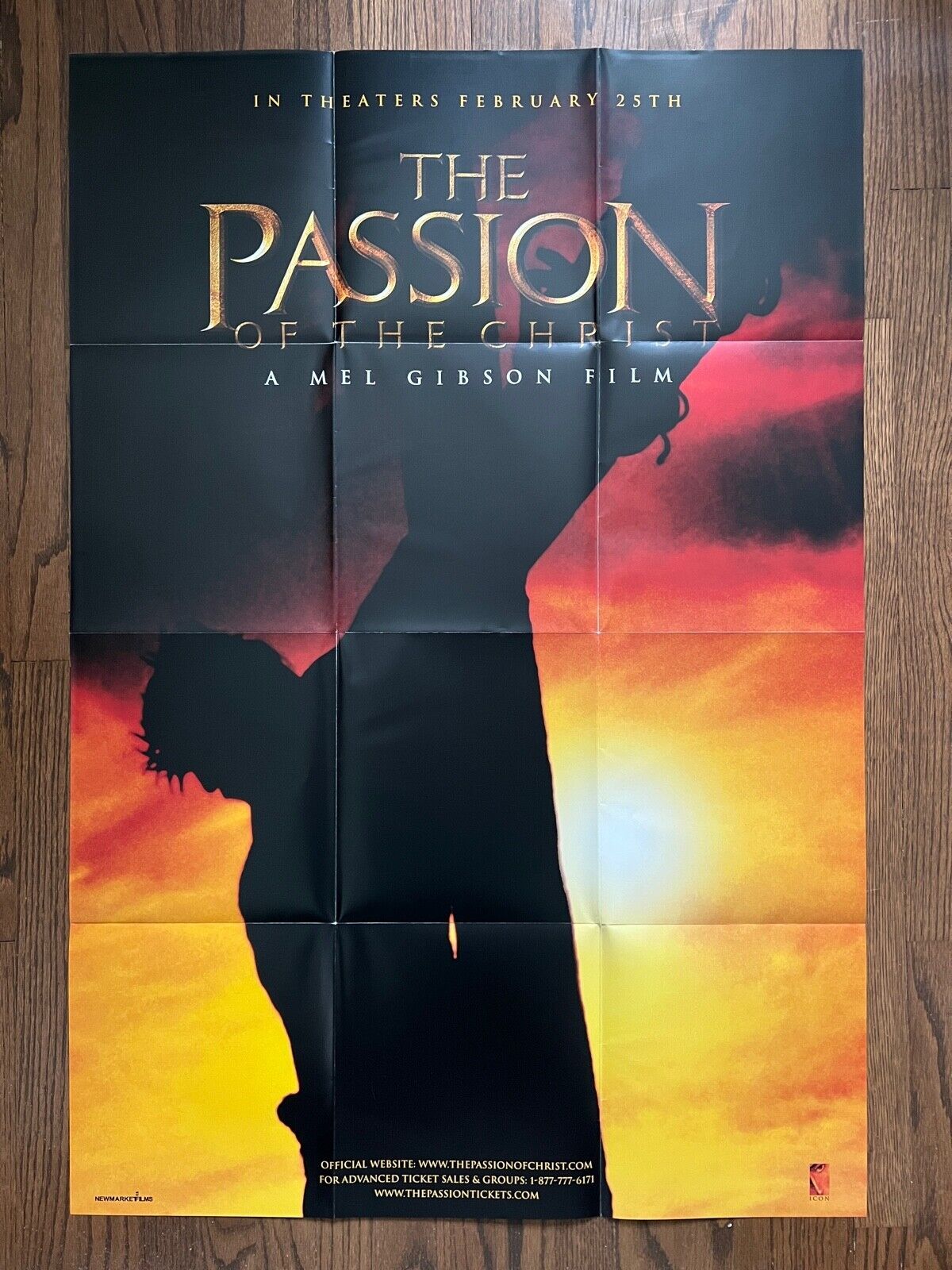 Mel Gibson&#39;s THE PASSION OF THE CHRIST (2004) Pre-Release One-Sheet - $95.00