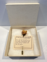 Vintage A Real Rose by Lifesake Stick Pin 3.5” Brooch Jewelry With Origi... - $8.56