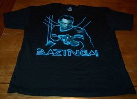 The Big Bang Theory Bazinga Sheldon Tron T-Shirt Mens Large New - £15.59 GBP