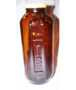 Vintage Brown Glass Refrigerator Juice/Water Bottle w/Lid- 9 1/4 inches ... - $279.47 MXN