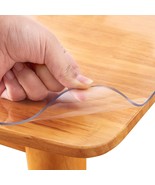 Custom Multisize 1.5Mm Thick Clear Pvc Table Protector Cover Mat 24X24 In - $34.92