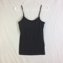 American Eagle Cami Top Ladies Small P Camisole Charcoal Grey Built In Bra - $9.89
