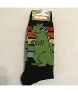 Nickelodeon Rugrats Reptar Socks Men&#39;s novelty Size 6-12  NEW - $181.97 MXN