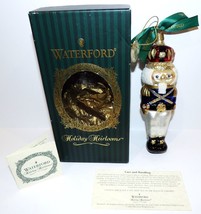 Lovely Waterford Holiday Heirlooms Nutcracker 111981 Blown Glass Ornament In Box - £36.27 GBP