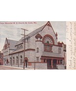 Union Memorial M. E. Church St. Louis Missouri MO 1909 Belleville Postca... - $56.85 MXN