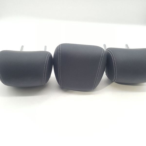 Black Leather Set Of Rear Headrests OEM 2017 Mercedes C300 Item image 3