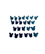 Set Of 24 Disney Black Mickey Mouse Ears Replacement Rubber Pin Backs - €8,64 EUR