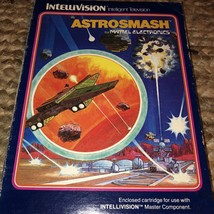 1981 Vintage Astrosmash w/ Box (Mattel Intellivision) ☆Complete☆Vid 1 - £6.47 GBP