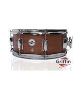 GRIFFIN Snare Drum - Poplar Wood Shell 14&quot; x 5.5&quot; with Flat Hickory PVC ... - $50.95
