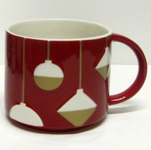 STARBUCKS COFFEE COMPANY Red/White 2012 New Bone China Coffee Cup/Mug 16 oz - $35.51