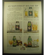 1959 Canada Dry Mixers Ad - An easy-does-it holiday tip - £14.55 GBP