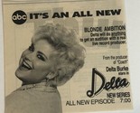 Delta Vintage Tv Ad Advertisement Delta Burke TV1 - $5.93