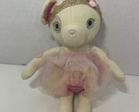 Zapf Mooshka Fairy Tales Ballerina Pets ballet princess pink bear plush ... - $10.39